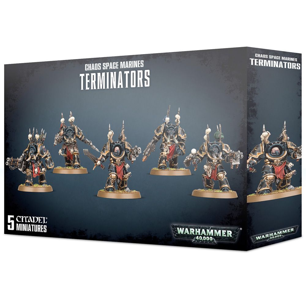 

Настольная игра Games Workshop Warhammer 40000 CHAOS SPACE MARINE TERMINATORS (99120102097) (5011921114467)