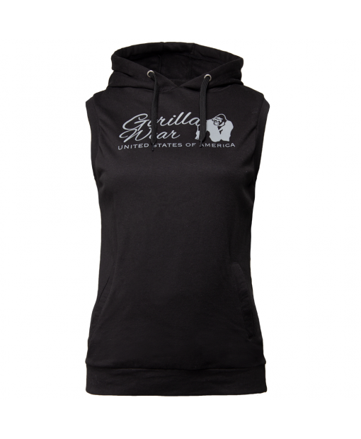 

Майка Gorilla Wear Selma Sleeveless Hoodie  Черная, Майка Gorilla Wear Selma Sleeveless Hoodie S Черная