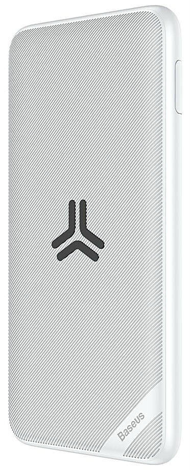 

Внешний аккумулятор Baseus S10 Bracket 10W Wireless Charger Power bank 10000mAh 18W White