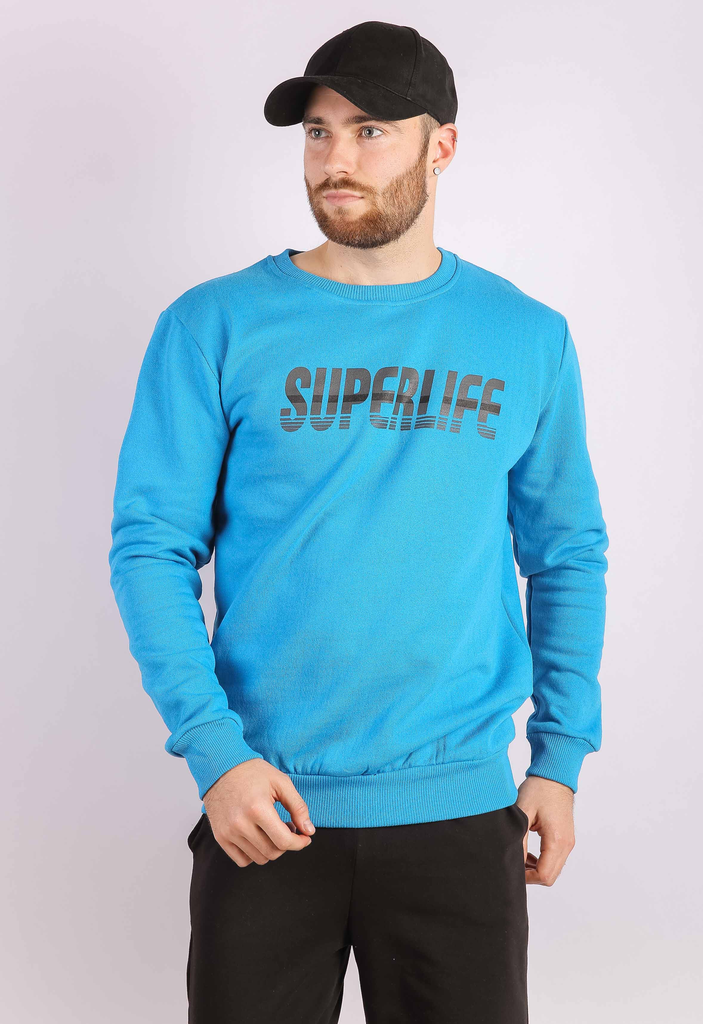 

Свитшот мужской бирюзовый Time of Style 85F535-4 XXL Бирюзовый