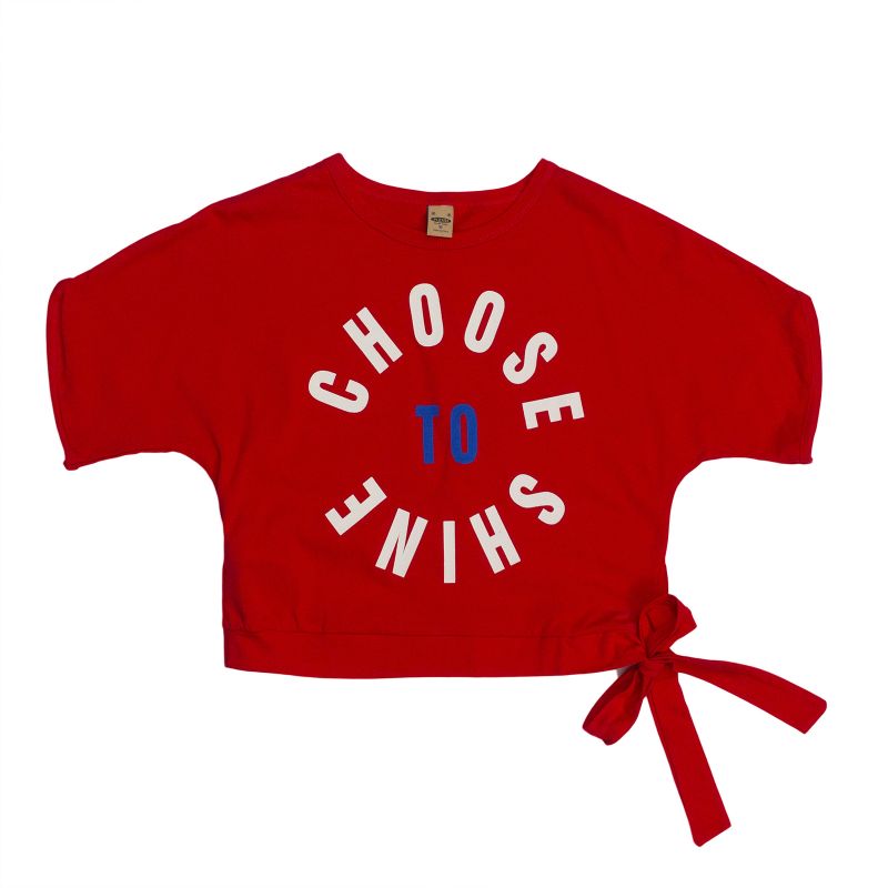 

Футболка «Choose shine» PLEASE kids 165 см Красный 05030G