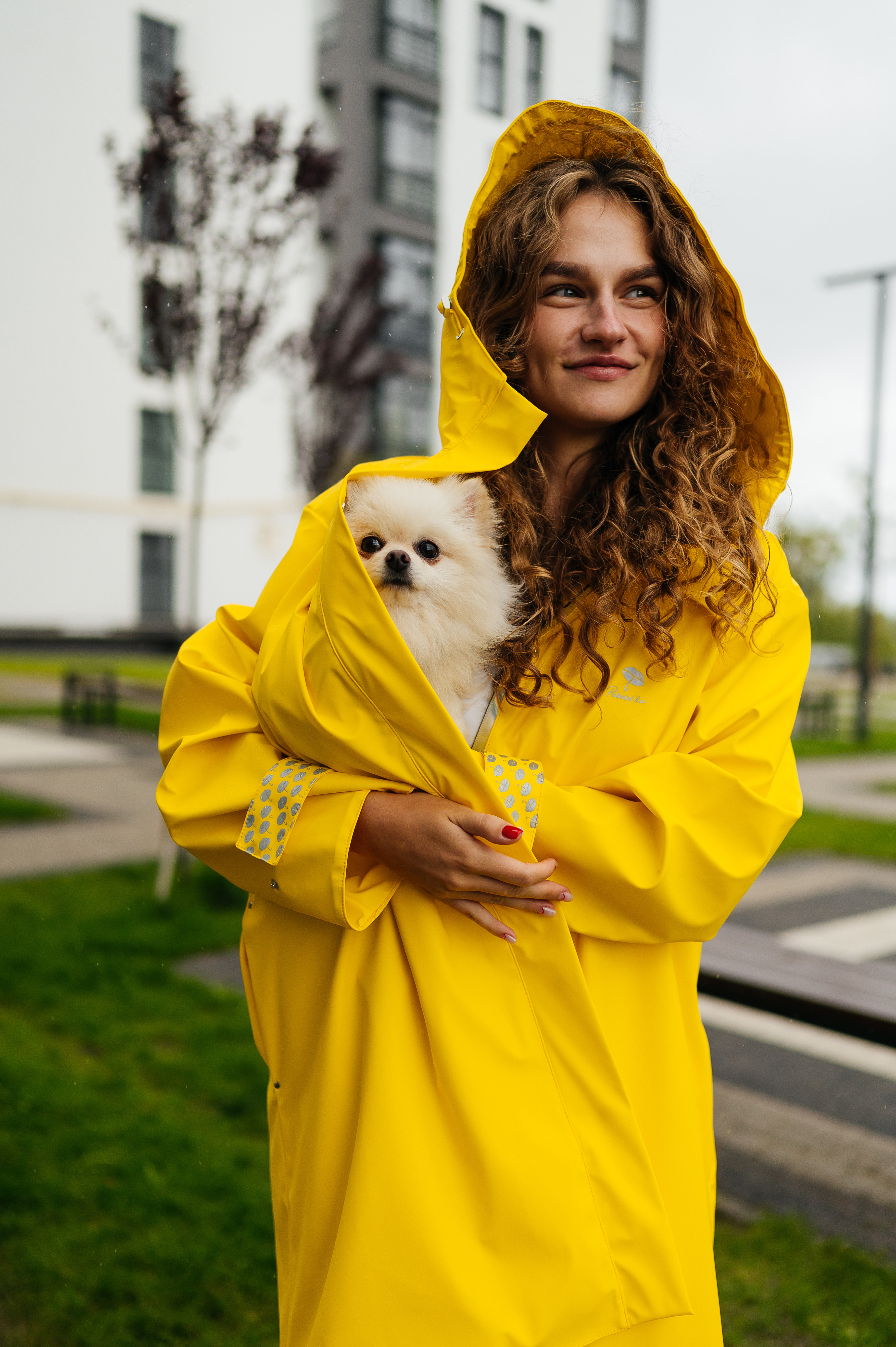 

Плащ тренч дощовик raincoat by Parasol’ka Yellow М