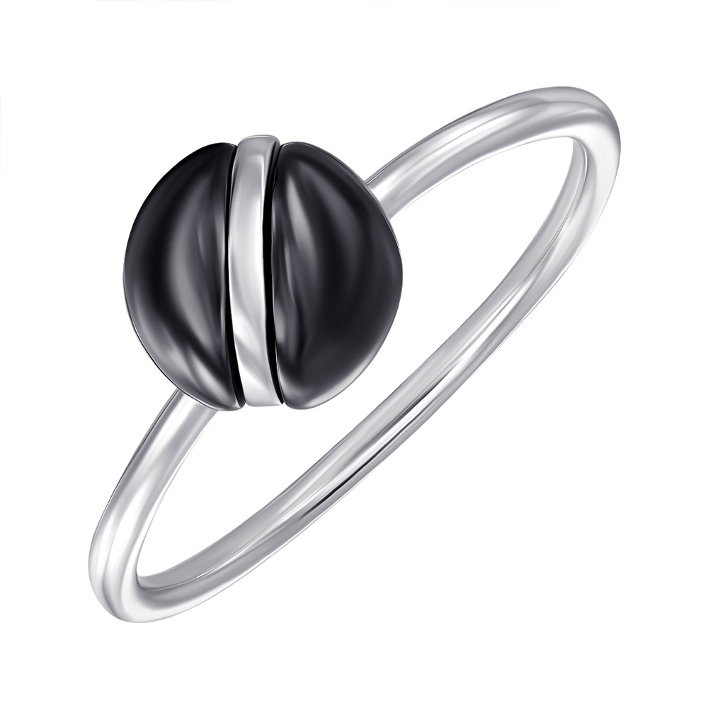 

Серебряное кольцо с керамикой 000147849 17.5 размера