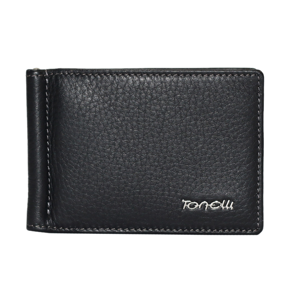 

Портмоне с прижимом,Tonelli, T2767nero, черное