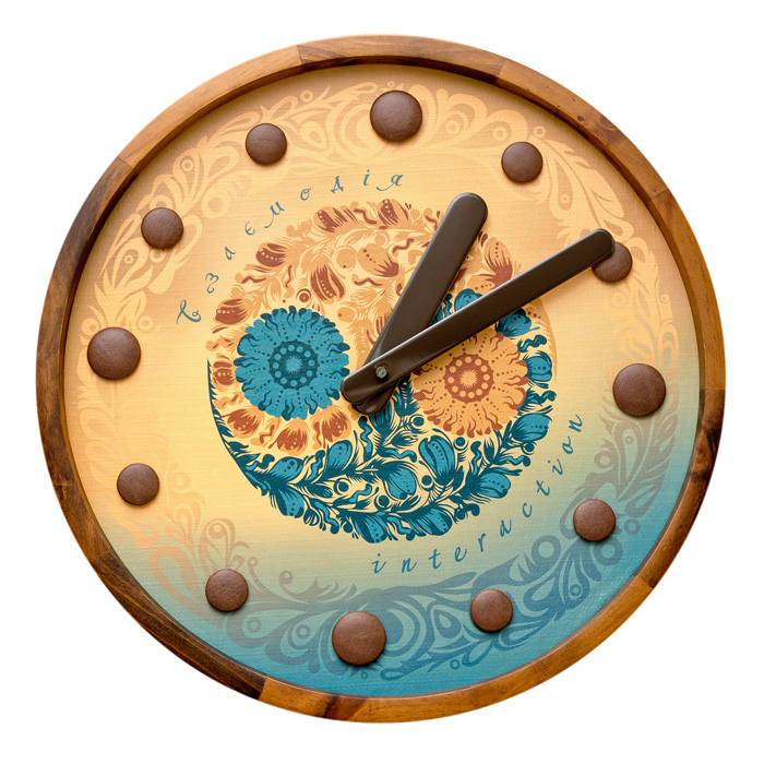 

Настенные часы OpenMind "Взаємодія" Мультиколор