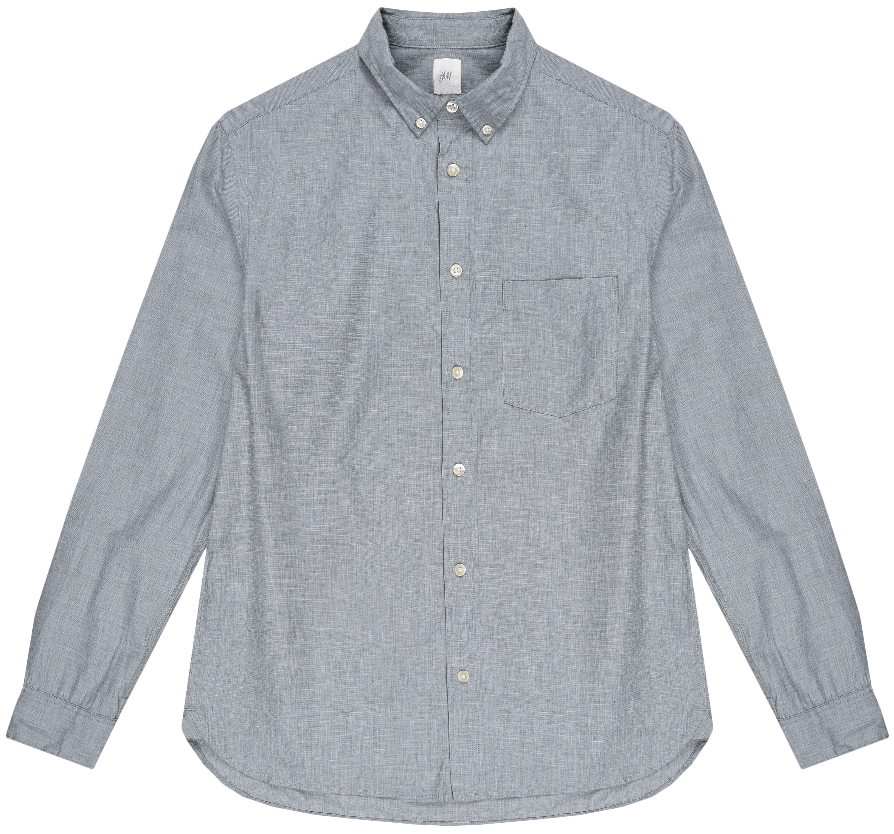

Рубашка H&M 26865649 S Серо-зеленая