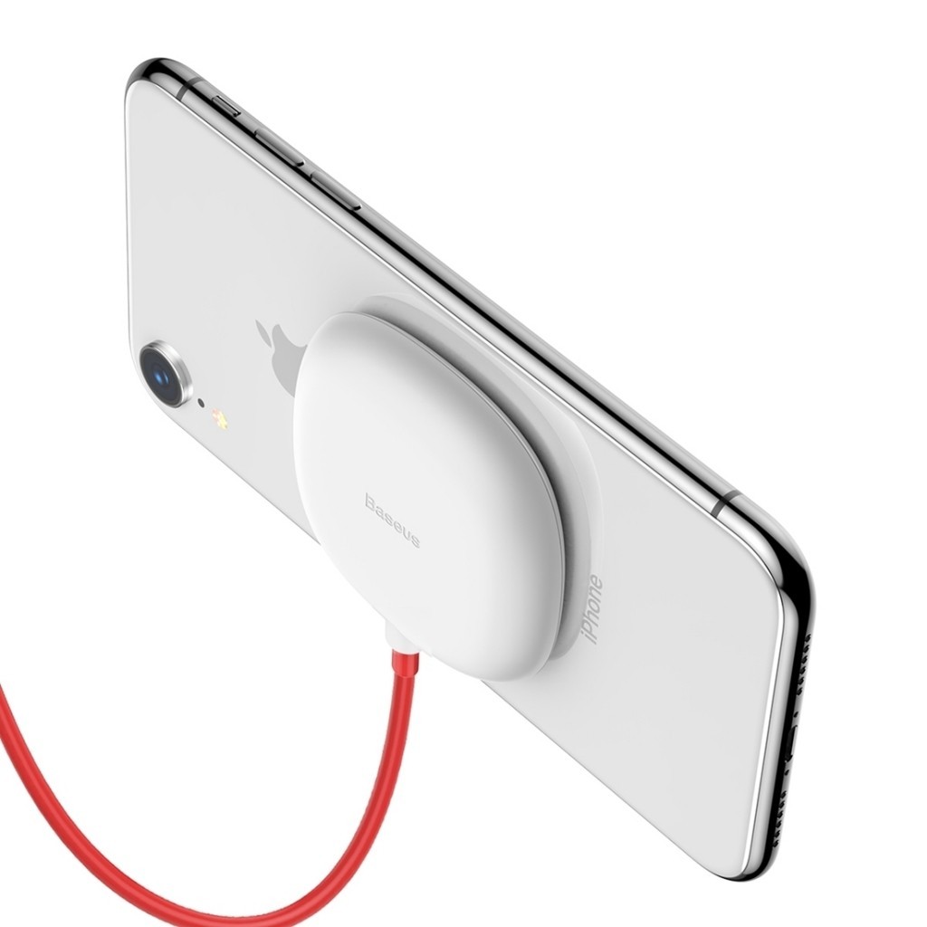 

Беспроводная зарядка Без бренда с присосками Baseus Suction Cup White 10W
