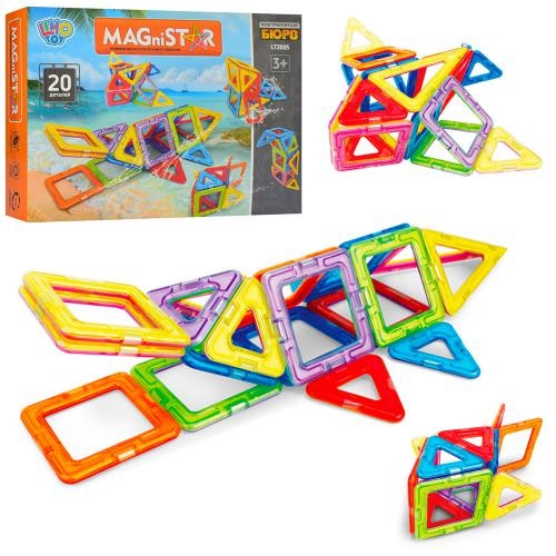 

Магнітний конструктор Limo Toy Magnistar 20 деталей