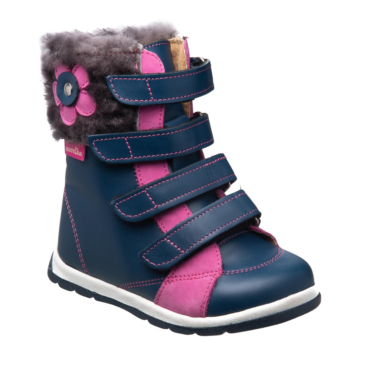 

Ботинки ортопедические, зимние Aurelka 1022z (арт.aur-1022z_blue/pink), Синий с розовым (20)