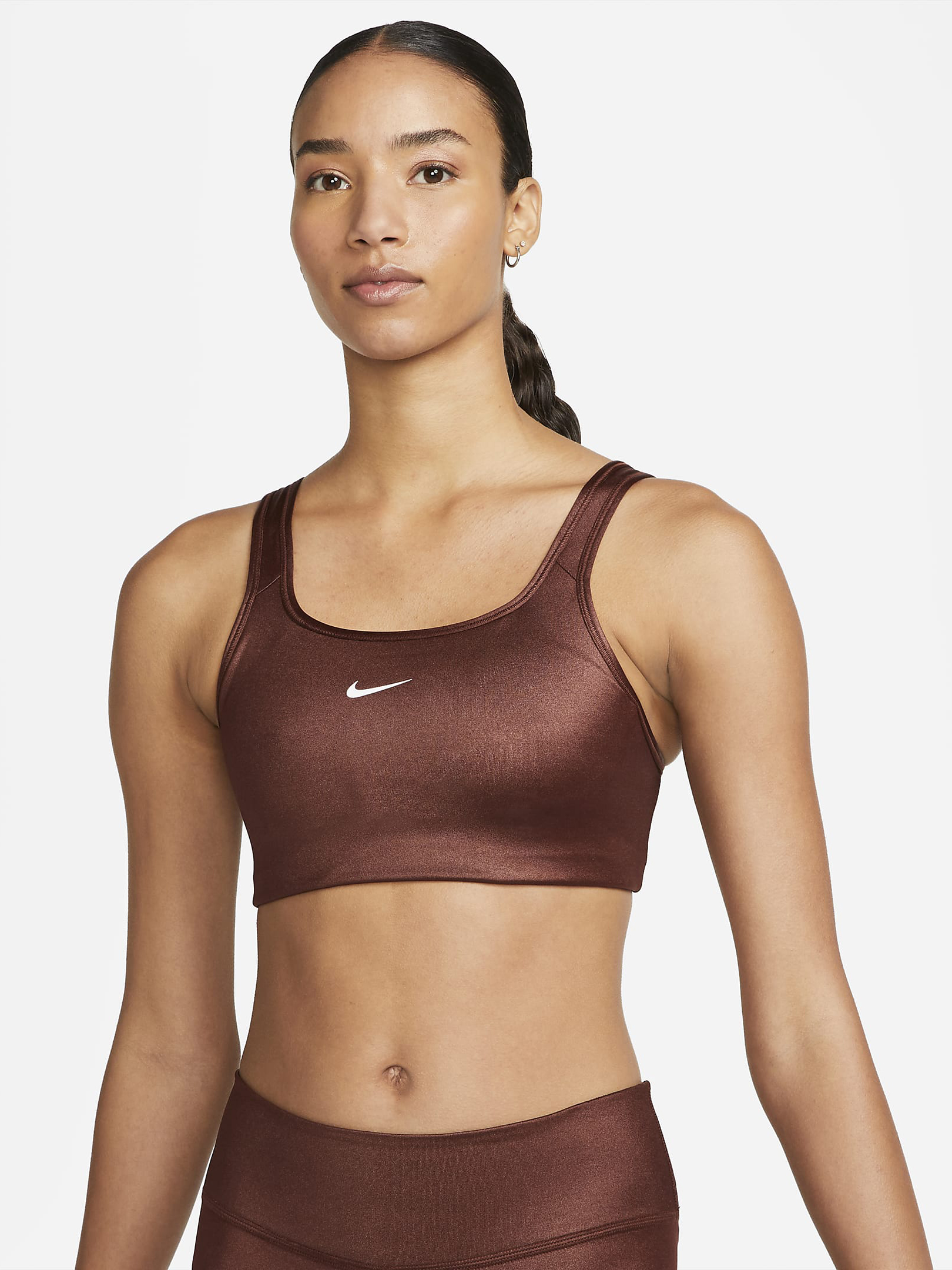 

Спортивный топ Nike W Nk Df Swsh Shine Bra DD1438-273  Бордовый, Спортивный топ Nike W Nk Df Swsh Shine Bra DD1438-273 M Бордовый