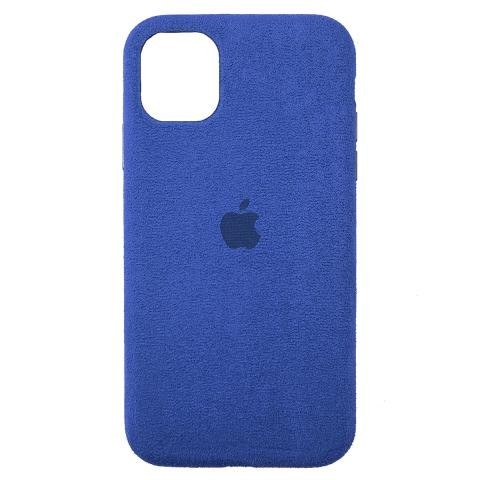 

Чехол Без бренда Alcantara для iPhone 12 Pro Max Blue