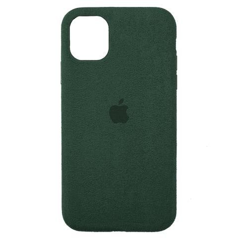 

Чехол Без бренда Alcantara для iPhone 12 Pro Max Forest Green