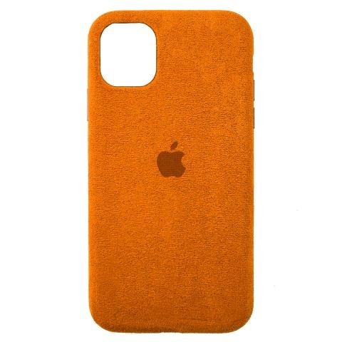 

Чехол Без бренда Alcantara для iPhone 12 mini Orange