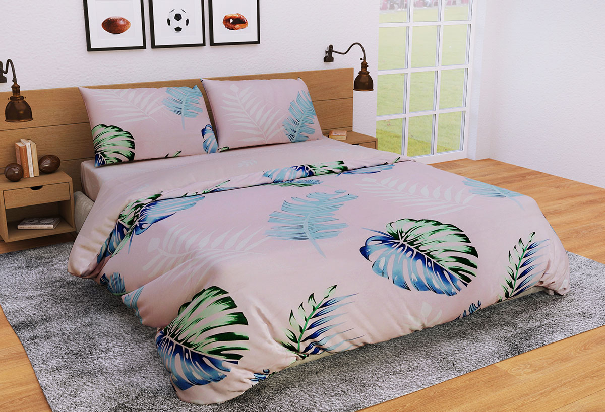 

Постельное белье Ранфорс Органик Р 550Д Leleka-Textile полуторный цветной (1718/5182)