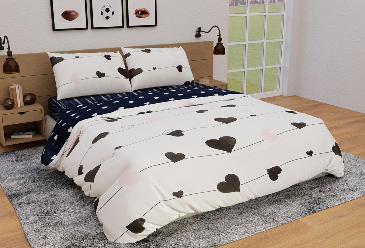 

Постельное белье Ранфорс Органик Р 540Д Leleka-Textile полуторный цветной (1709/5146)