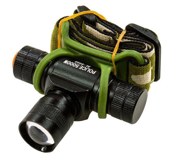 

Фонарик налобный аккумуляторный с чехлом Bailong BL 6660