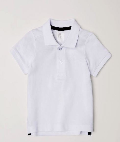 

Поло H&M біле з якорем 4-6М (hm 0617654001)