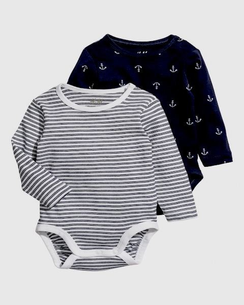 

Комлект (боді 2 шт) H&M 4-6М (hm 0533022009)