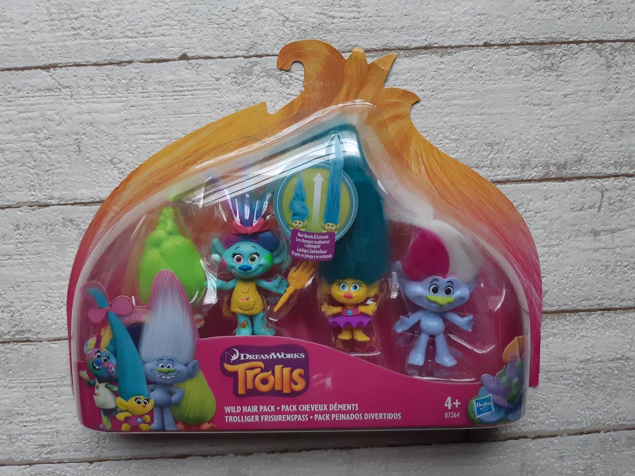 

Набор Hasbro Trolls Wild Hair Pack B6557 B7364