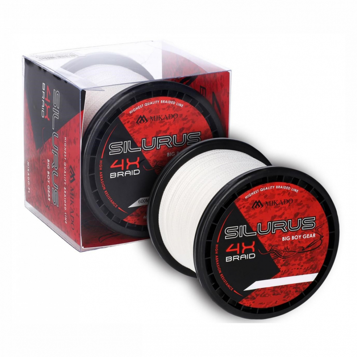

Шнур Mikado Silurus 4x Braid 600m 0.35mm 33.40kg white (ZSI00W-600-0.35)