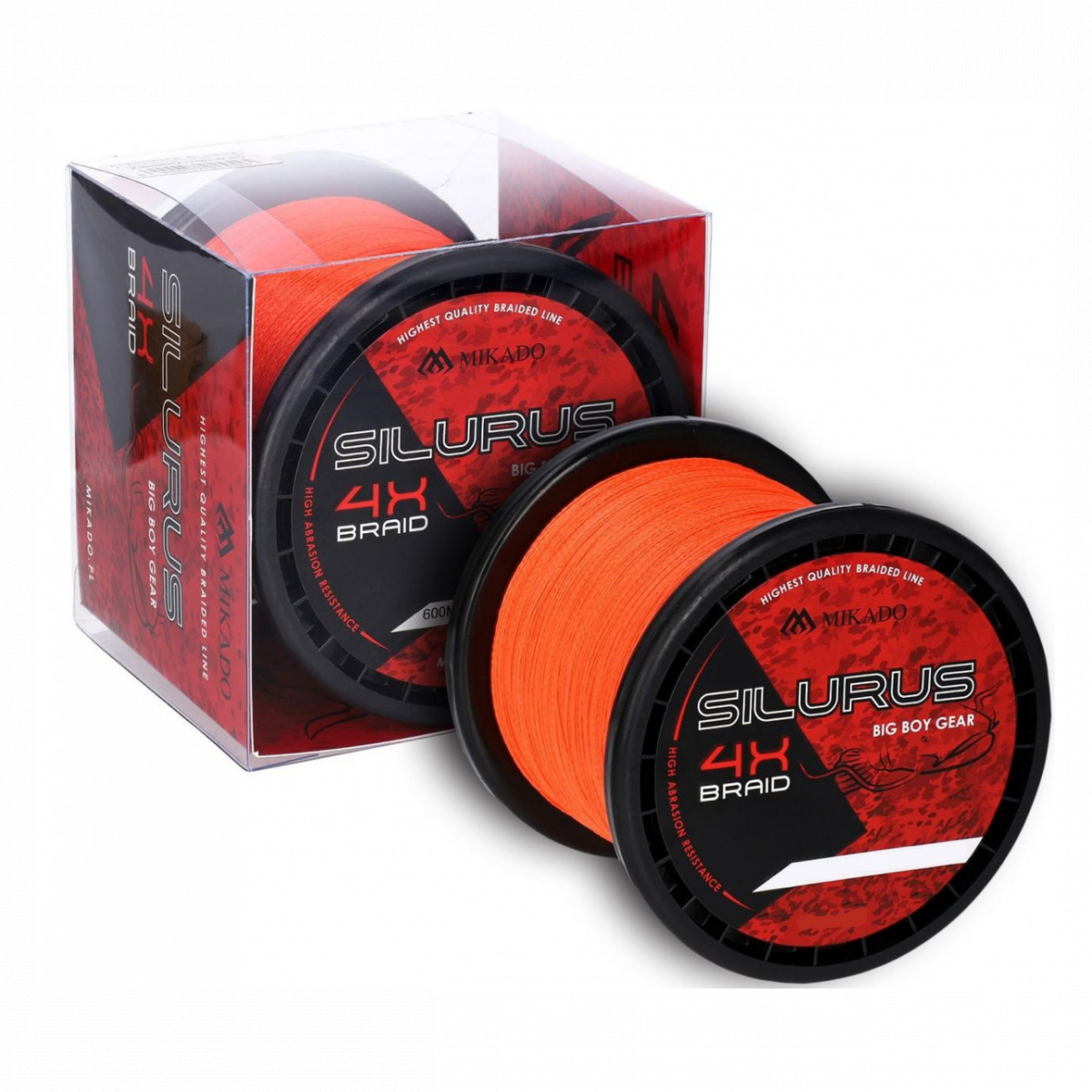 

Шнур Mikado Silurus 4x Braid 600m 0.40mm 34.90kg orange (ZSI00O-600-0.40)