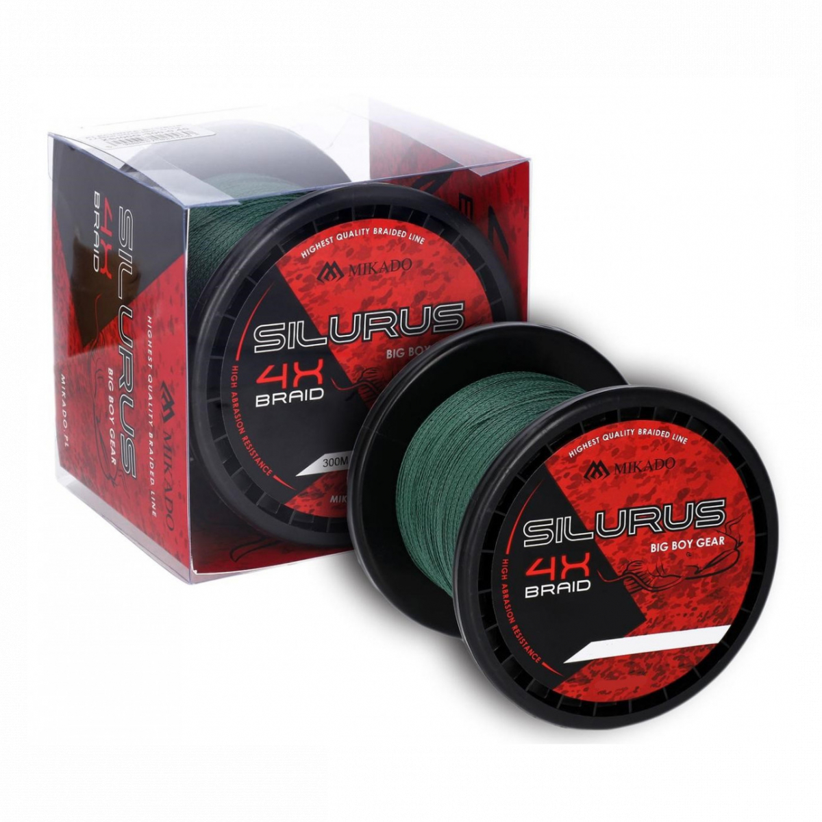 

Шнур Mikado Silurus 4x Braid 300m 0.50mm 41.80kg green (ZSI00G-300-0.50)