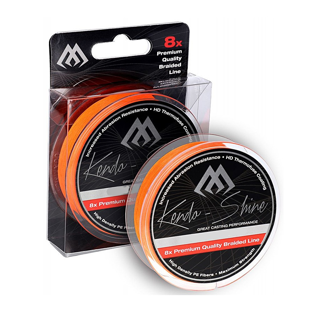 

Шнур Mikado Kendo Shine Braid 150m 0.08mm 5.71kg fluo orange (ZKS00O-150-008)