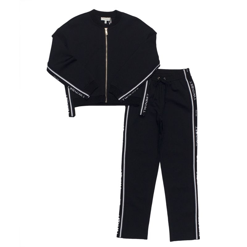 

Трикотажный костюм с лампасами TWIN SET 152 см Черный 237B/2714