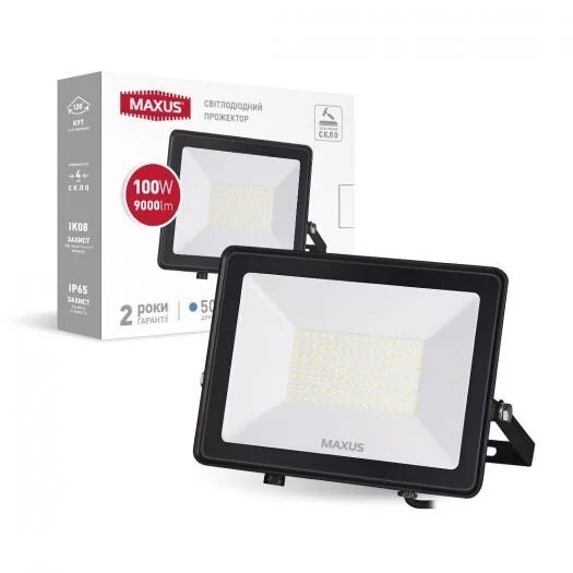 

Прожектор светодиодный Maxus FL-04 100W 5000K (1-MFL-04-10050)