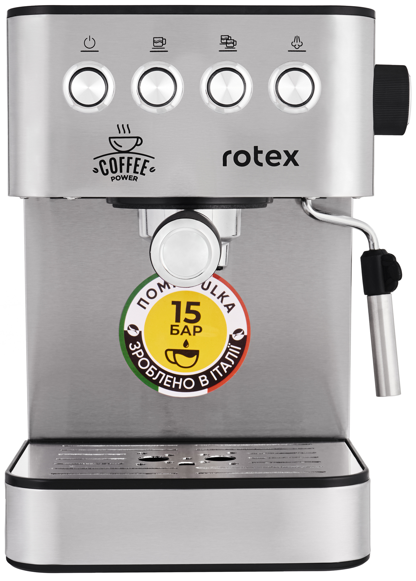 

Кофеварка эспрессо Rotex RCM850-S Power Espresso