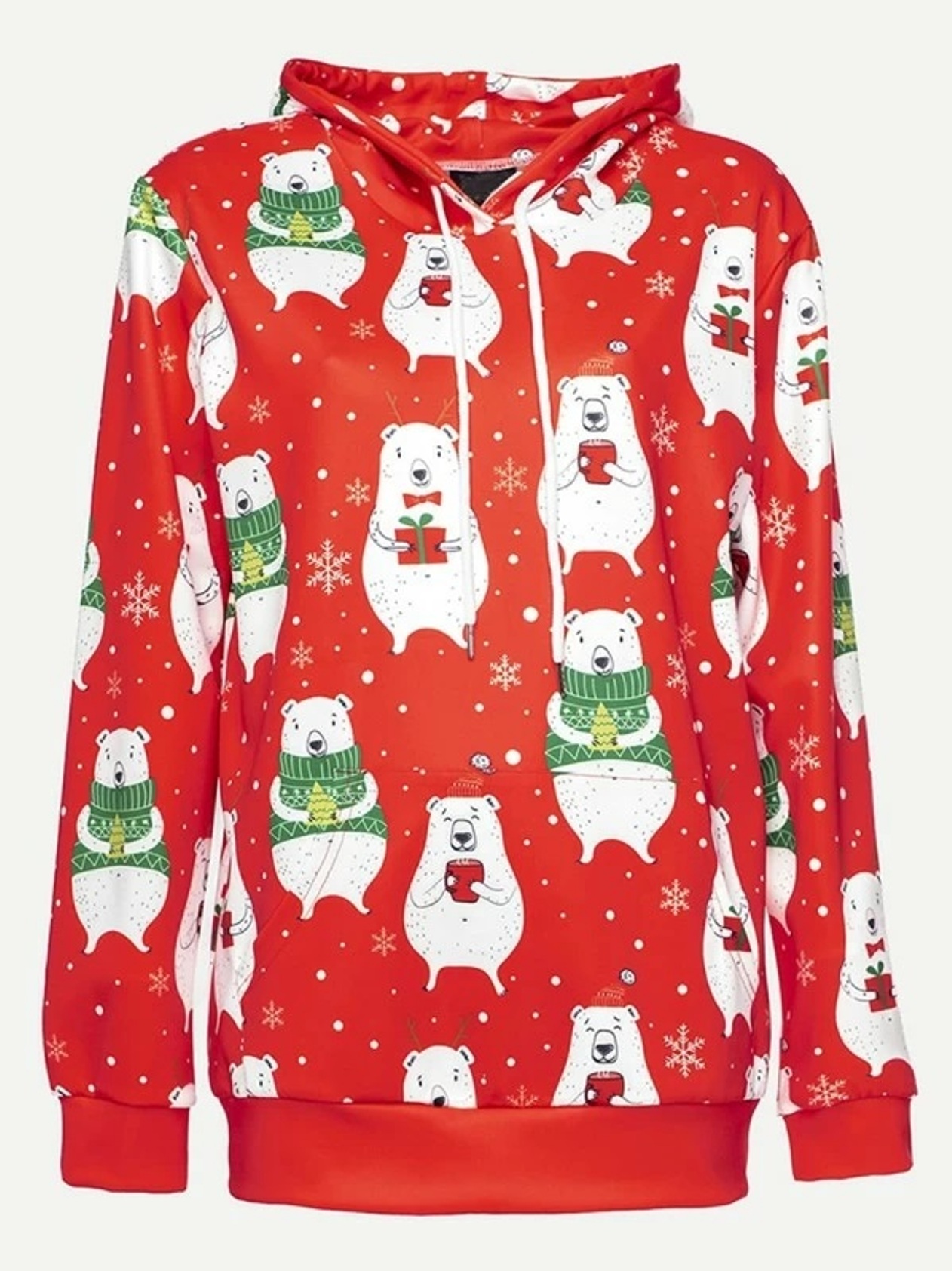 

Худи с принтом Shein 180917182  Красный, Худи с принтом Shein 180917182 M Красный