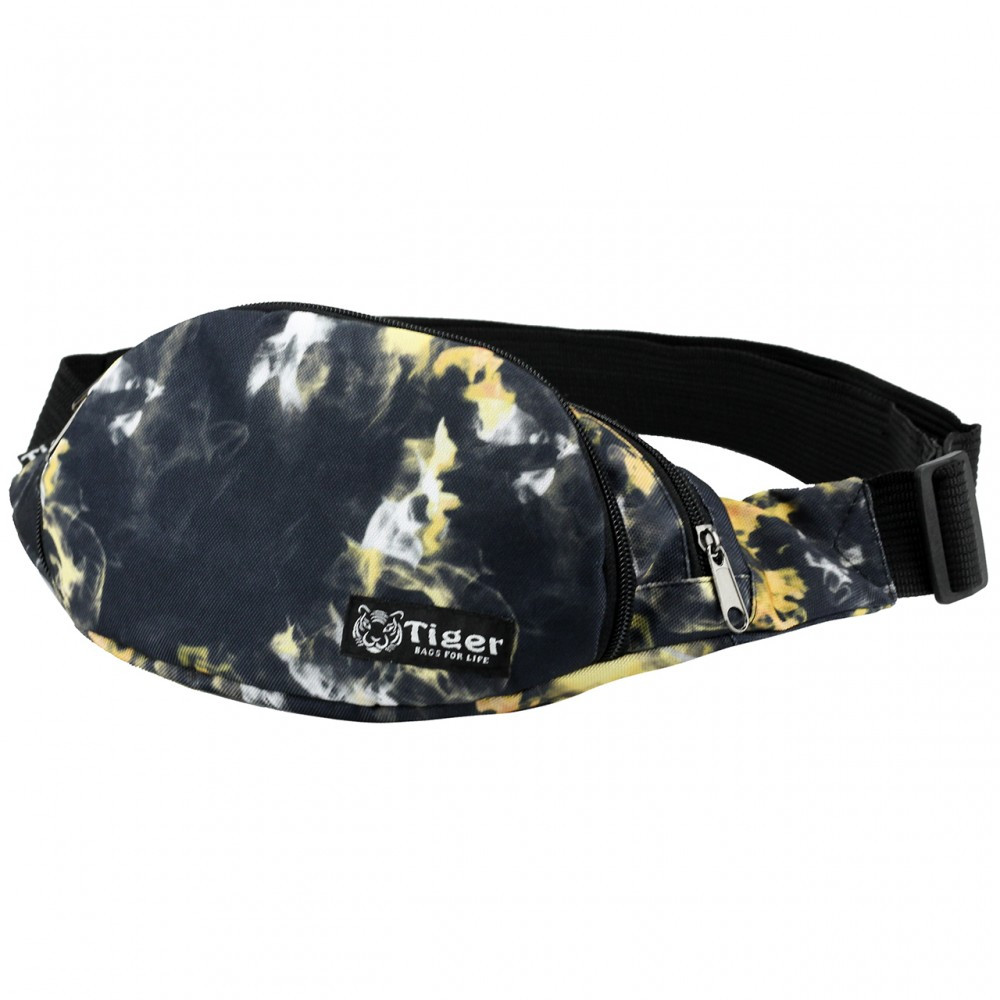 

Сумка на пояс TIGER MOON PRINT ДЫМОК ЖЕЛТЫЙ Черный