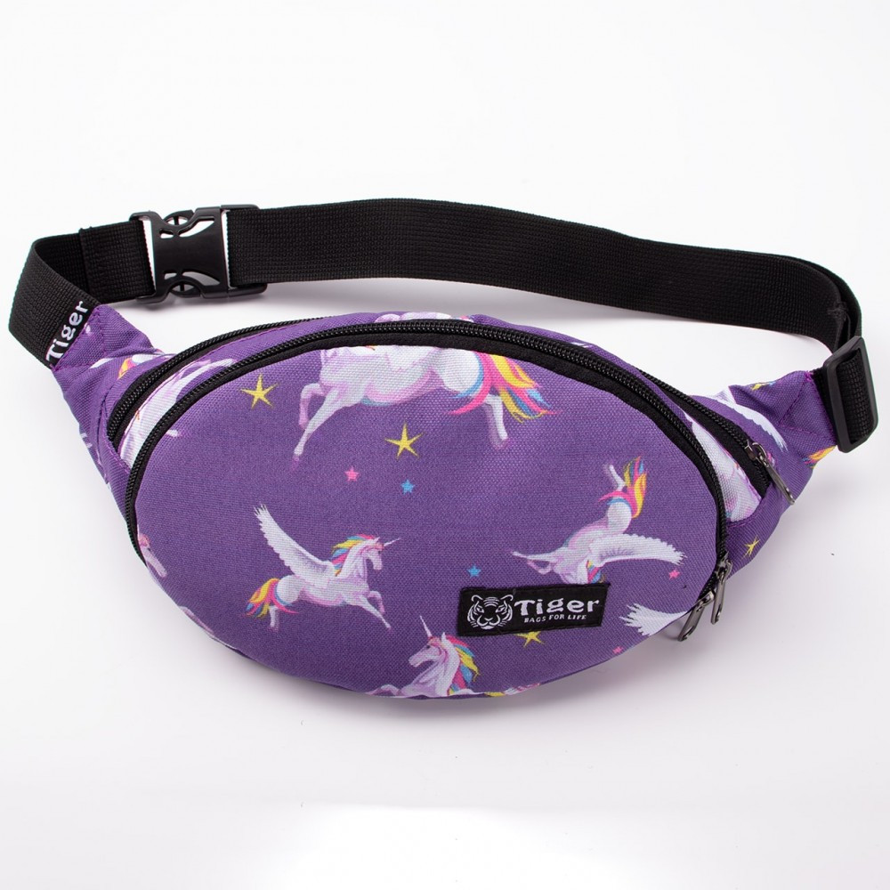 

Сумка на пояс TIGER MOON PRINT+ ПЕГАС Фиолетовый