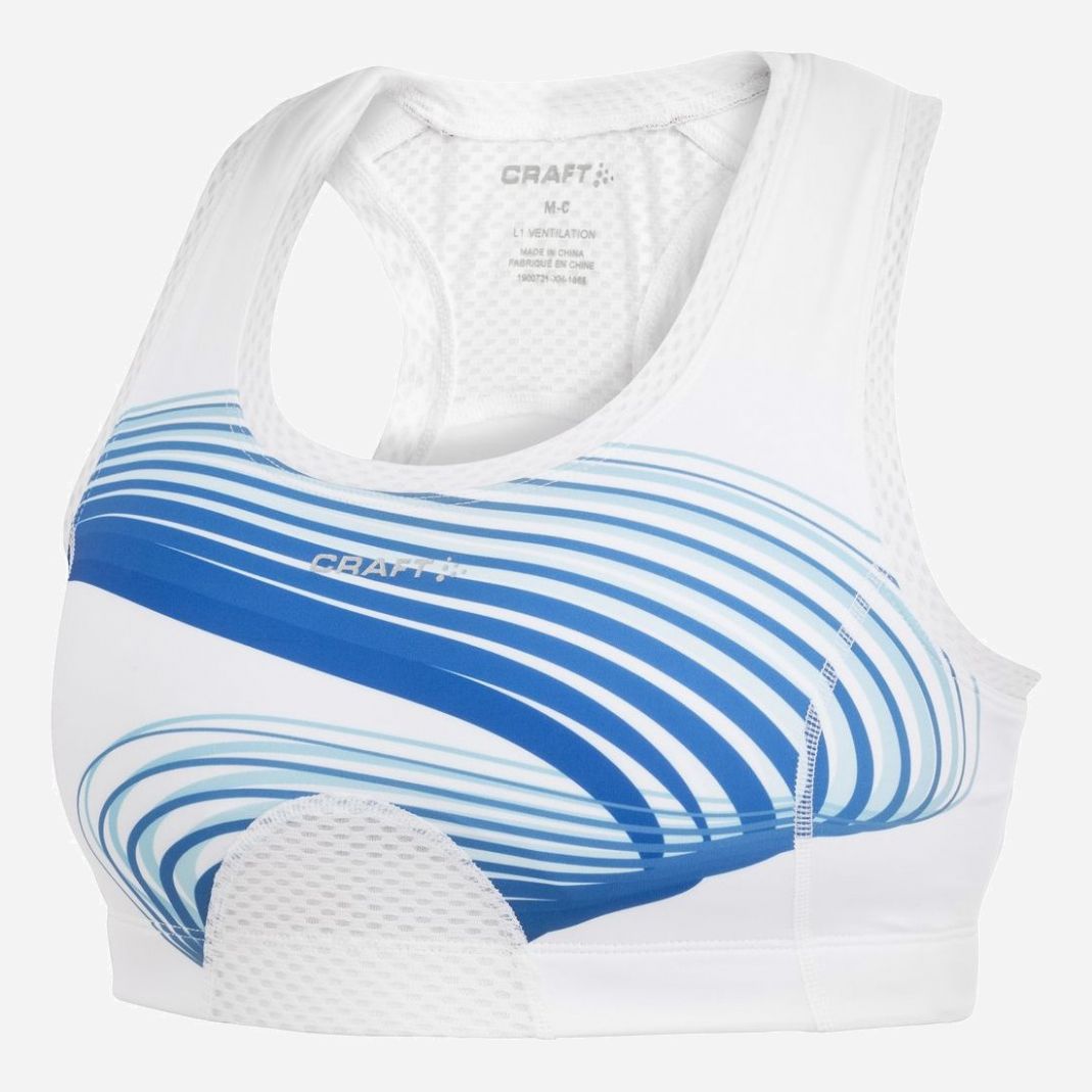 

Спортивный бюстгальтер Craft Sport Super Bra Woman 1900722-2345 S Голубой/Белый