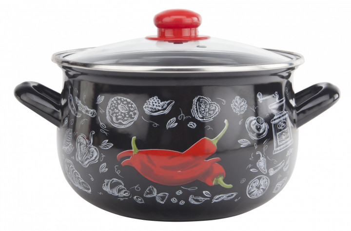 

Кастрюля GUSTO Перчинка GT-T-124-P (5,7 л)