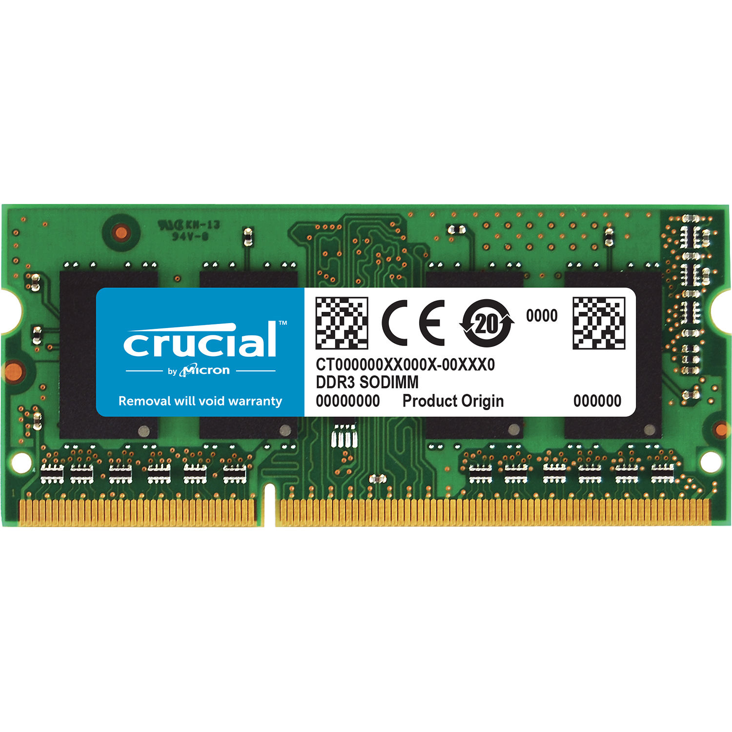 

Оперативна пам'ять Crucial SODIMM DDR3L 2Gb 1600MHz PC3L-12800 (CT25664BF160B.8FRQ)