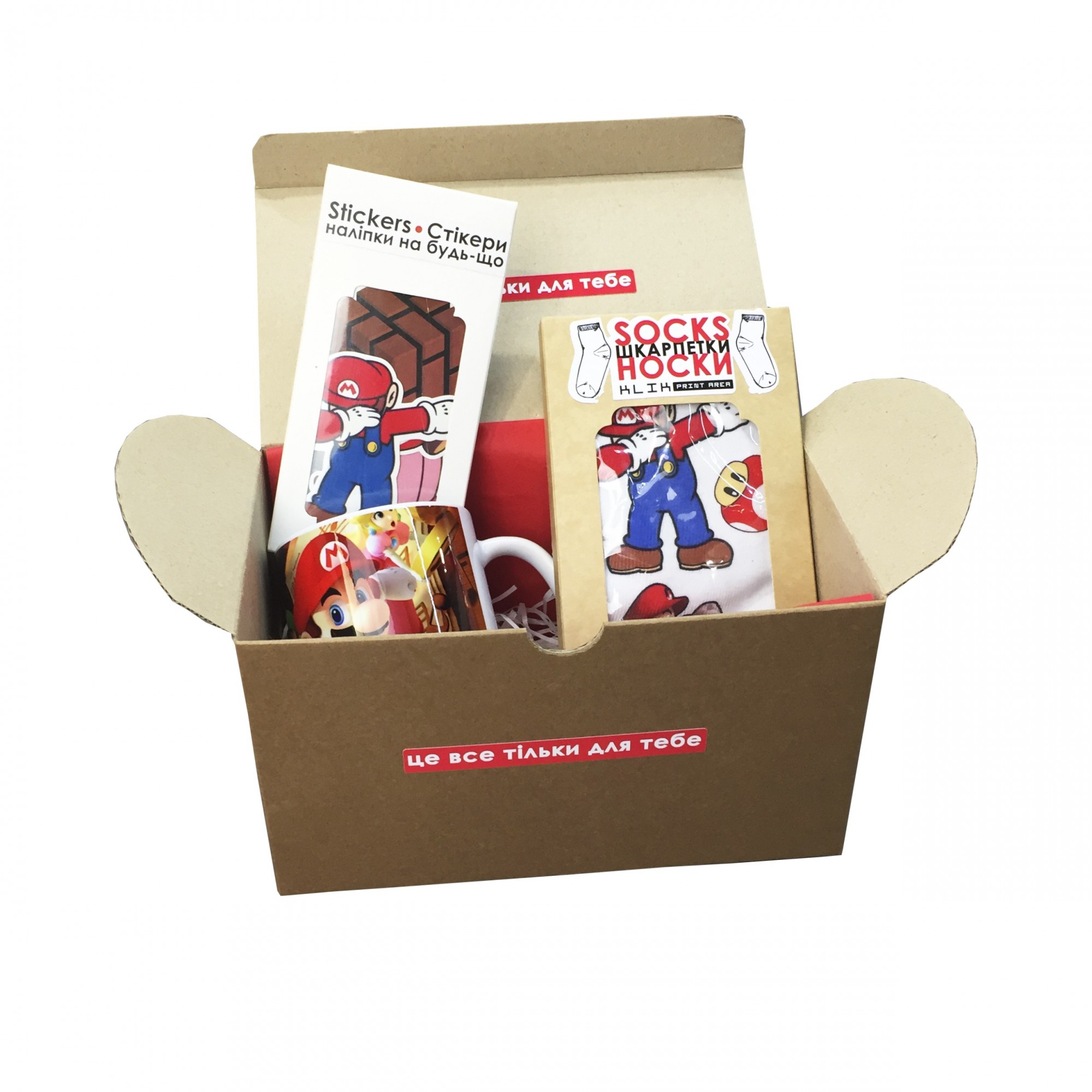 

Подарочный комбо BOX №2. Super Mario