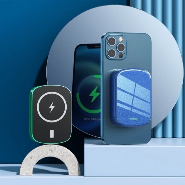 

Павербанк Epik Powerful Wireless Magnet 5000mAh blue