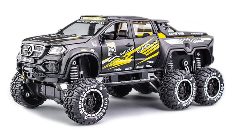

Машинка металлическая 7586 Mercedes 1:28 "АВТОПРОМ" (Чёрный)