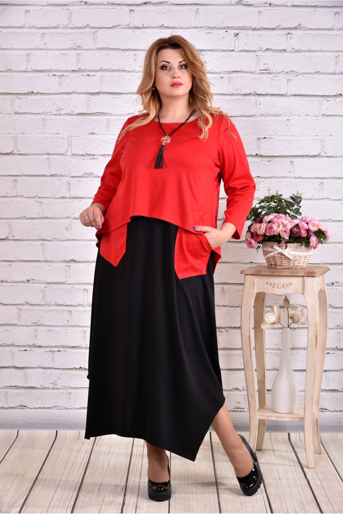 

Длинное платье Maximoda ЕGS0623-2  Красный, Длинное платье Maximoda ЕGS0623-2 52 Красный