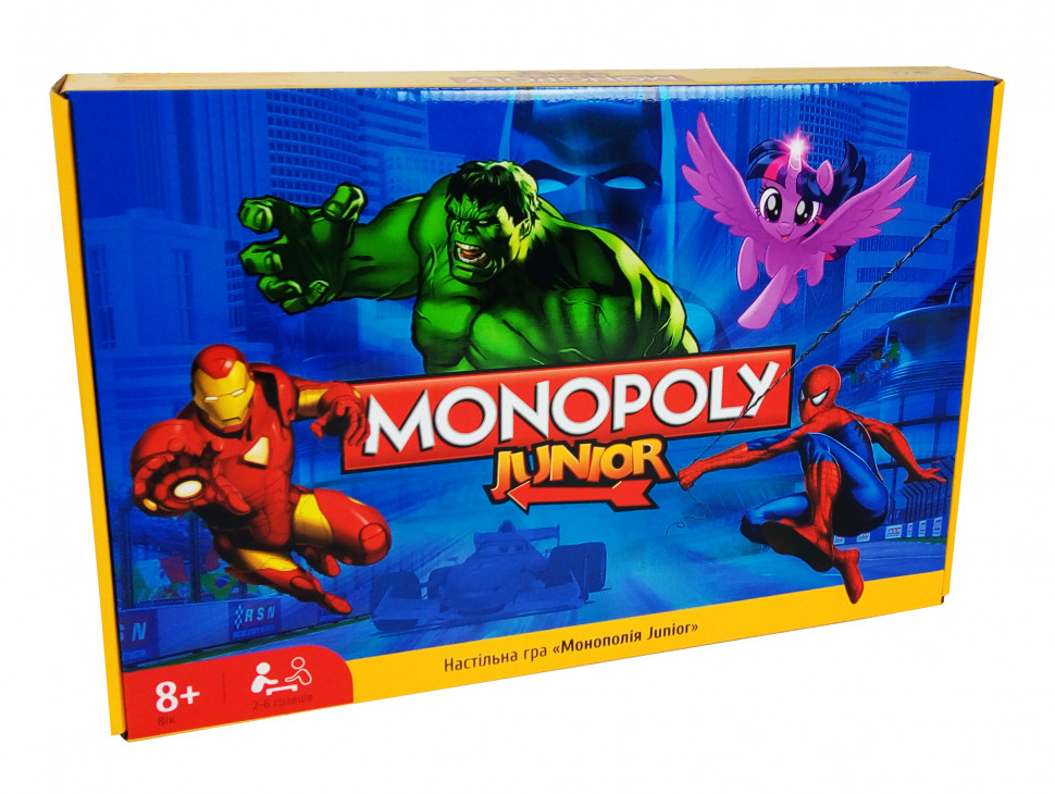 

Настольная игра M 3802 Монополия Junior Marvel