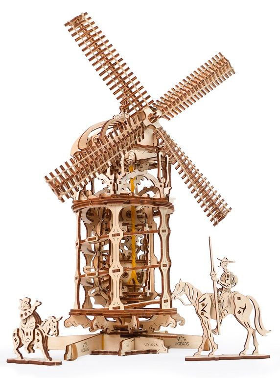 

Механический 3D Пазл Ukrainian Gears Башня-Мельница (70055)