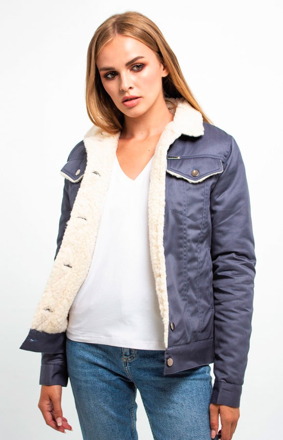 

Куртка DASTI Denim Urban джинсовая женская на овчине темно-синяя, Куртка DASTI Denim Urban джинсовая женская на овчине темно-синяя XS