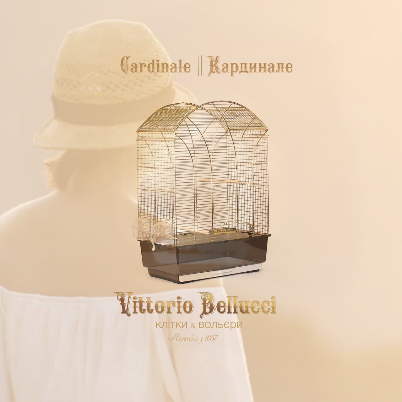 

Клетка для птиц Vittorio Bellucci Cardinale || Кардинале