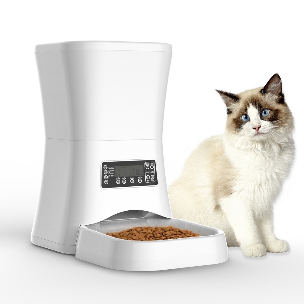 

Кормушка для кошек и собак автоматическая Pet-U M20-7, 7л. Белая