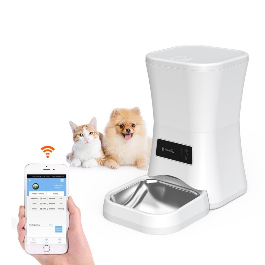 

Кормушка для кошек и собак автоматическая Pet-U W20-7, 7л. Белая