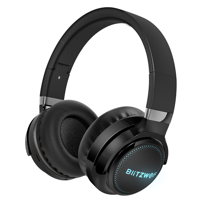 

Беспроводные наушники BlitzWolf BW-HP0 PRO Bluetooth 5.0 RGB LED