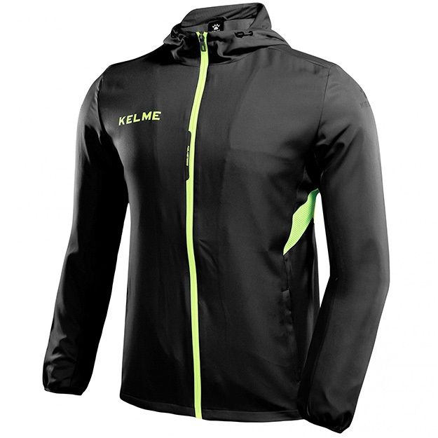 

Ветровка Kelme Primera new черно-салатовая  3871302.9012, Ветровка Kelme Primera new черно-салатовая M 3871302.9012