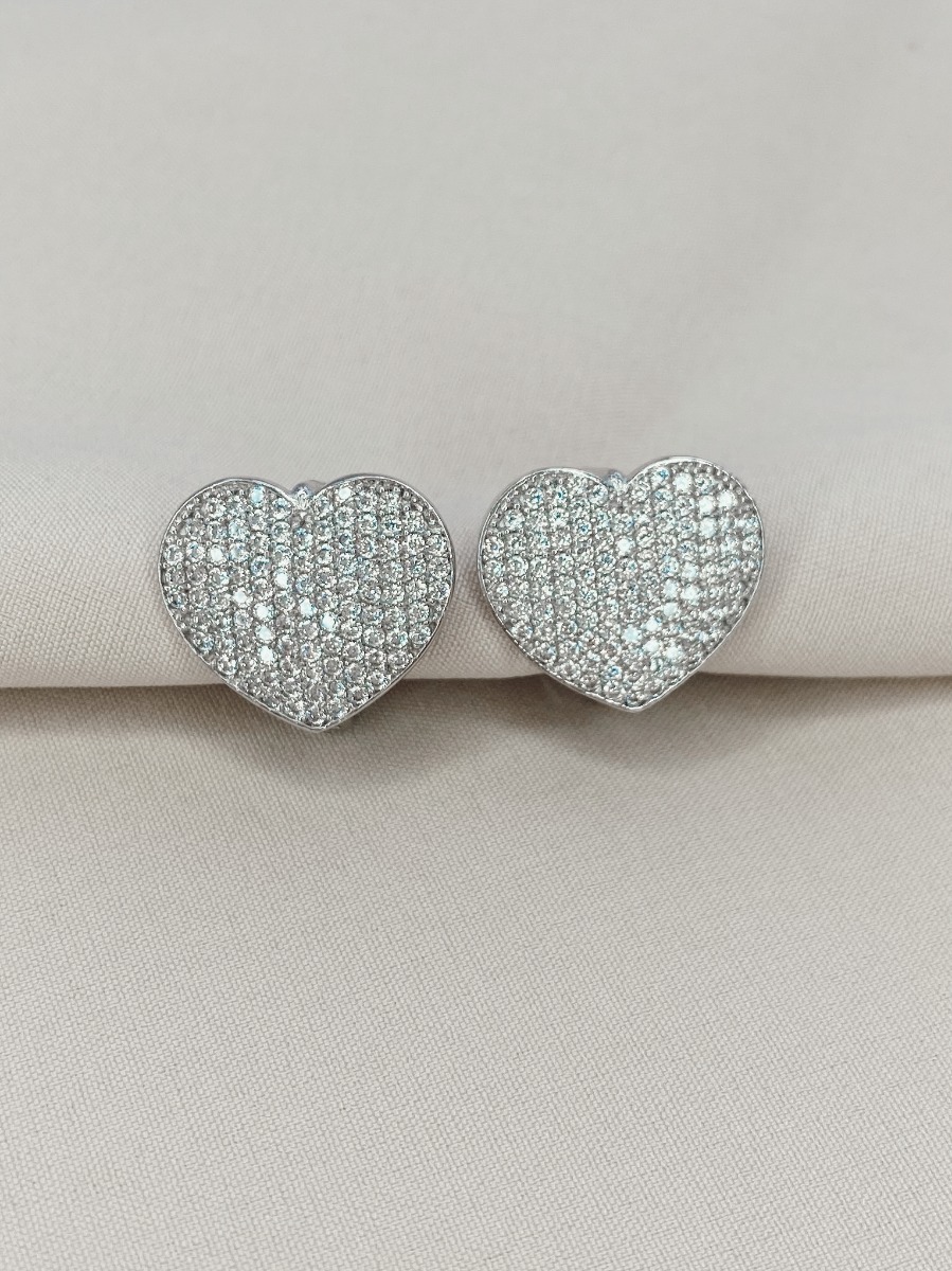 

Серьги из серебра Adali любовь на английском замке с цирконами 4,09 гр