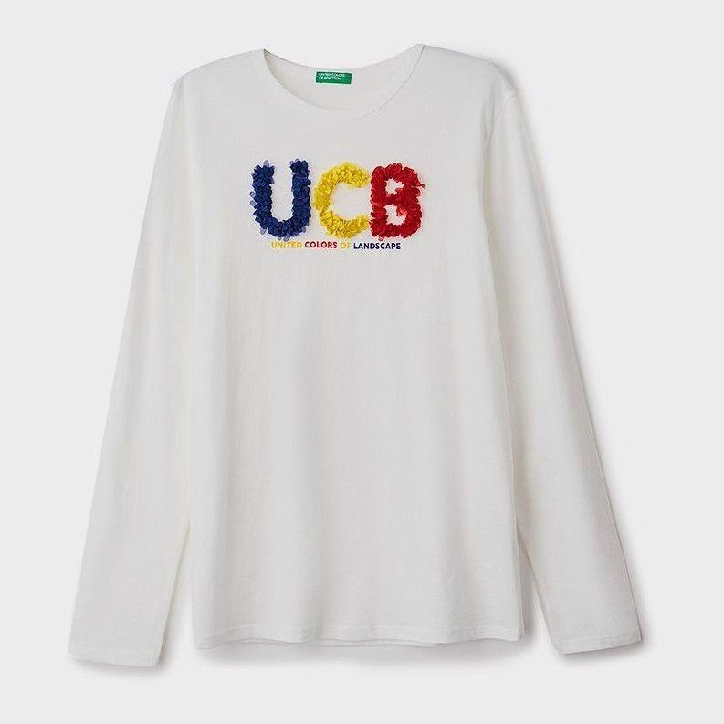 

Футболка с длинными рукавами United Colors of Benetton 3096C14QR.G-074 130 см M